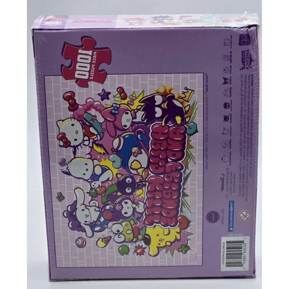 Sanrio Hello Kitty & Friends Tokyo Skate 1000 Piece Jigsaw Puzzle Collectible - Picture 3 of 8